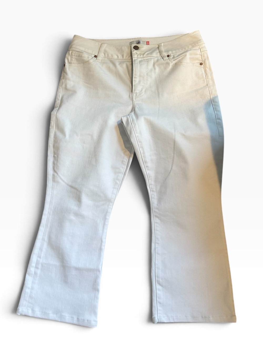 CAbi  White Bootcut Jeans